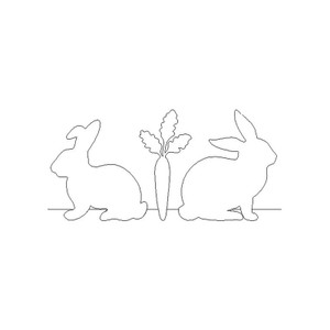 Bunnies Straight Border