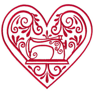 Sewing Heart 2 Small