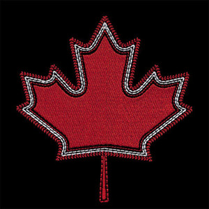Fancy Stitches Maple Leaf