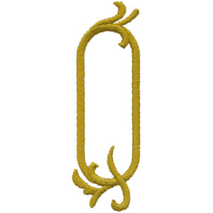 Royal Bee Monogram Center Letter Q