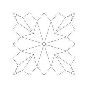 Geo Diamonds Quilting by Amanda Murphy