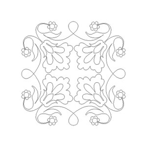 Floral 2 Quilting by Amanda Murphy