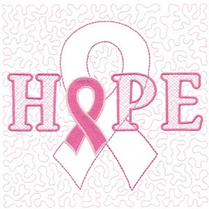 OESD Pink Ribbons Embroidery Design
