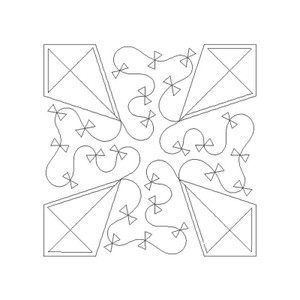 Kites Quilting by Amanda Murphy