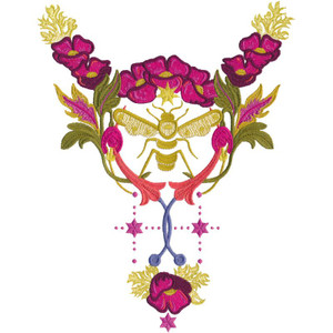 Floral Bee Jumbo 1