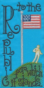 Patriotic Alphabet R