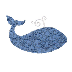 Swirly Bohemian Whale