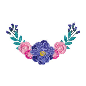 Rosey Half Circle