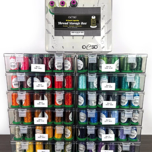 Complete Isacord Set with Boxes