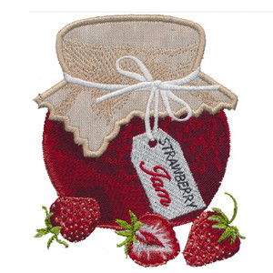 Strawberry Jam Applique