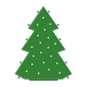 Lighted Tree Shape FSA