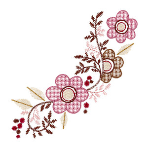 Flower Branch Wreath Quarter