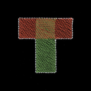 Abstract Alphabet T