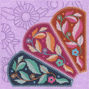 Flower Dresden Applique 3