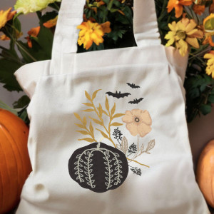 Halloween Florals by Annie Quigley