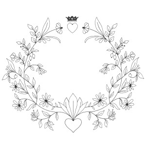 Jumbo Royal Floral Frame