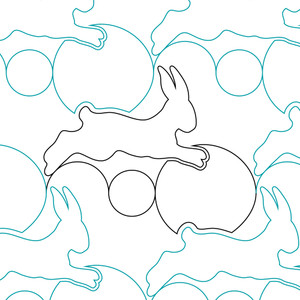 Bunnies Pantograph 2 | LA80266-07