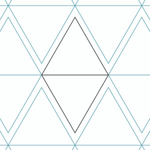 Geo Triangles Straight Border 4 | LA80216-12