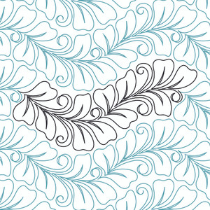 Heart Shaped Leaves Pantograph | LA80261-03 Heart Shaped Leaves Pantograph | LA80261-03