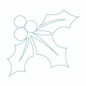 Holly Motif | LA80238-03