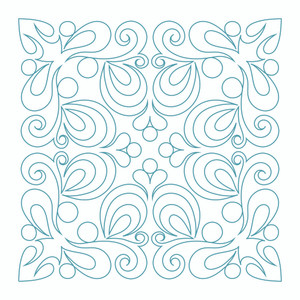 Swirls Paisley Block | LA80212-01 Swirls Paisley Block | LA80212-01