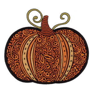 Pumpkin and Spice Applique 6