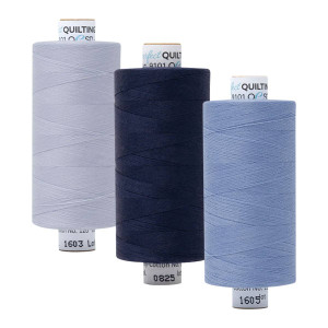 Perfect Quilting Thread 3 Pack - The Blues Perfect Quilting Thread 3 Pack - The Blues