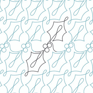 Ribbon Holly Border 1 | LAPK10082-02 Ribbon Holly Border 1 | LAPK10082-02