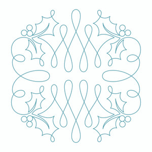 Ribbon Holly Block 2 | LAPK10082-06 Ribbon Holly Block 2 | LAPK10082-06