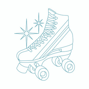 Rollerskates Motif
