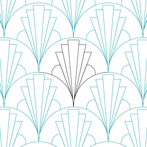 Art Deco Clamshell 6