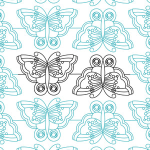 Flutterbyes Border DIGITAL