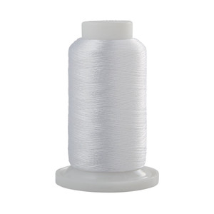Fine Line Embroidery Thread - White 1500 Meters (T010)