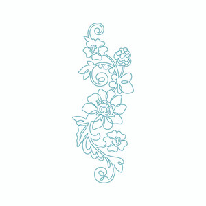 Floral Quilting Motif 1