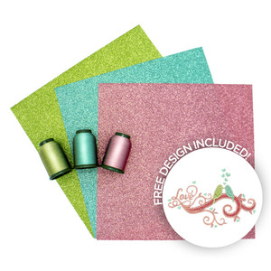 Shimmer and Shine Vinyl Applique Kit - Peacock