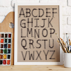 Stitch Alphabet USB