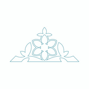 Quilting Flower Triangle DIGITAL