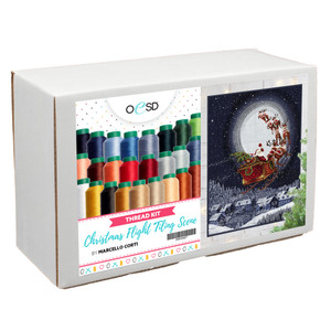 Christmas Flight Tiling Scene Thread Kit