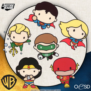 Justice League Chibi Appliques