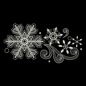 Snowflakes Border 3