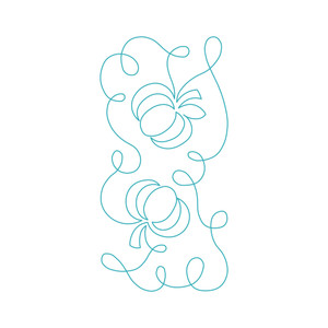 Continuous Pumpkin Border DIGITAL