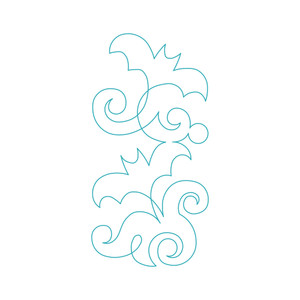 Continuous Bat Border DIGITAL