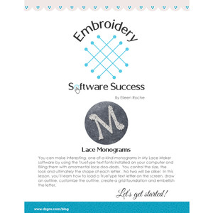 Lace Monograms in My Lace Maker