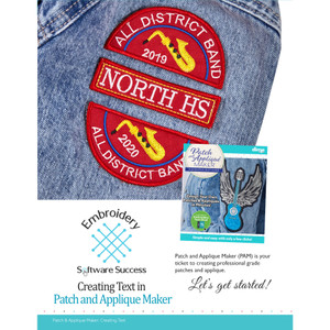 Creating Text - Patch & Applique Maker