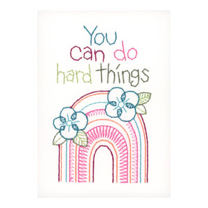 You Can Do Hard Things Card A6