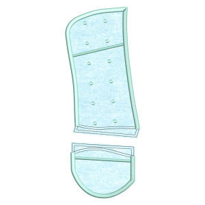 Small Right Slipper Straps