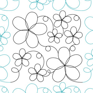 Floral Meander Fill DIGITAL