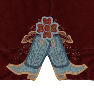 Split Seam Applique Boots