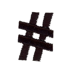 Fancy Alphabet Pound Sign