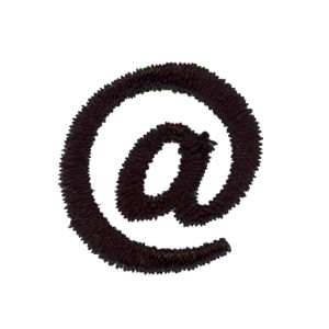 Fancy Alphabet At Sign